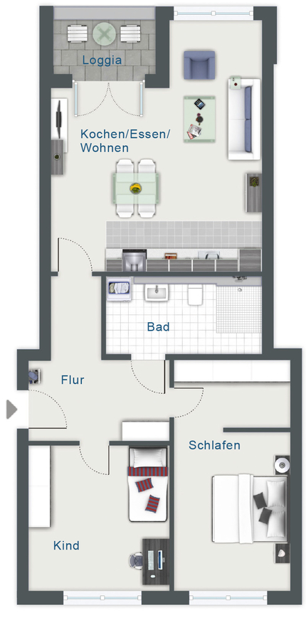 Grundriss Obergeschoss