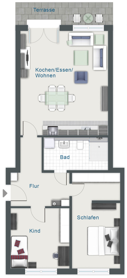 Grundriss Immobilie